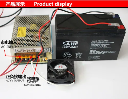 24v monitor universal ac dc 13.5a ups
