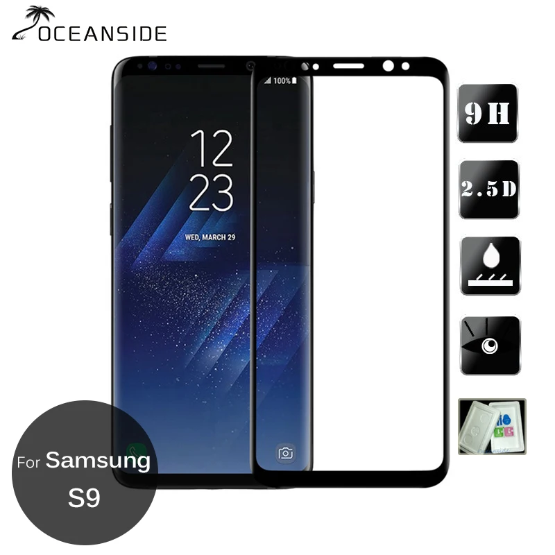 3D покрытие всего тела для Samsung Galaxy S9 полное закаленное стекло Защита экрана