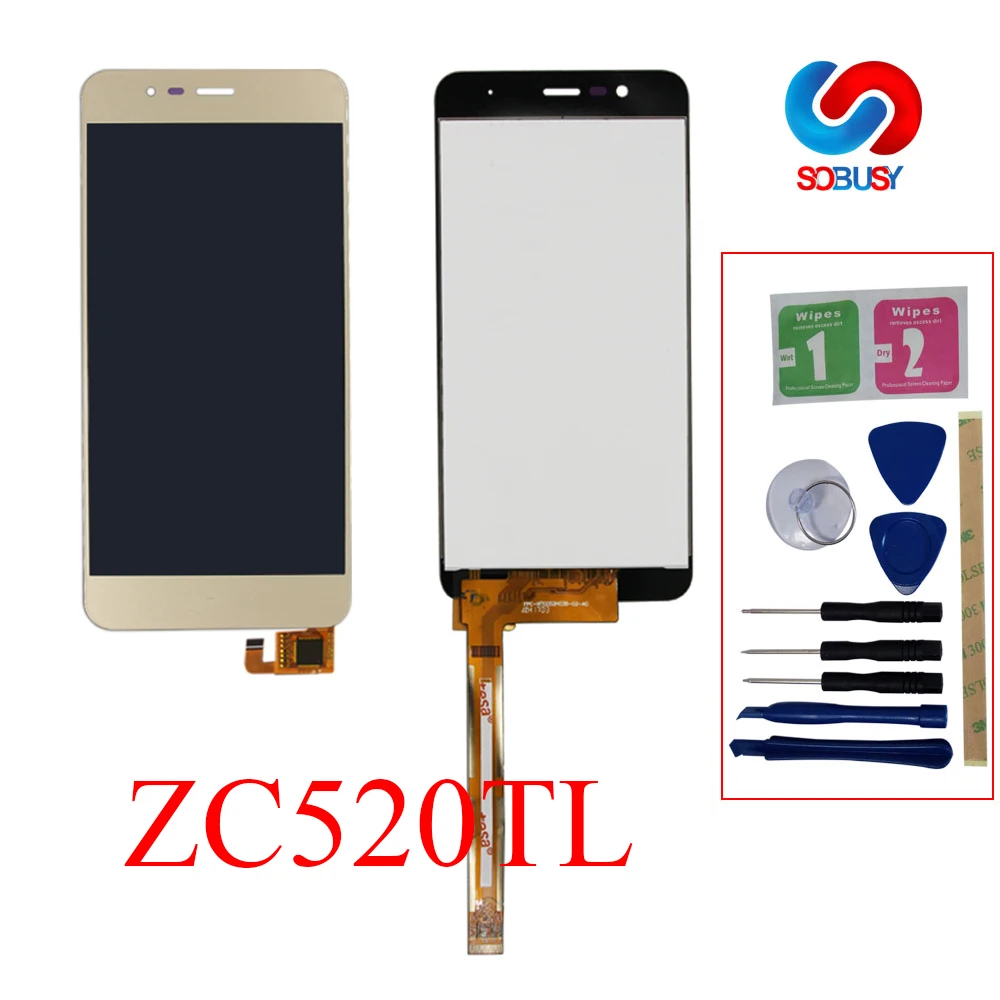 Протестированный 5 2-дюймовый ЖК-дисплей для Asus Zenfone 3 Max ZC520TL X008D сенсорный ЖК-экран