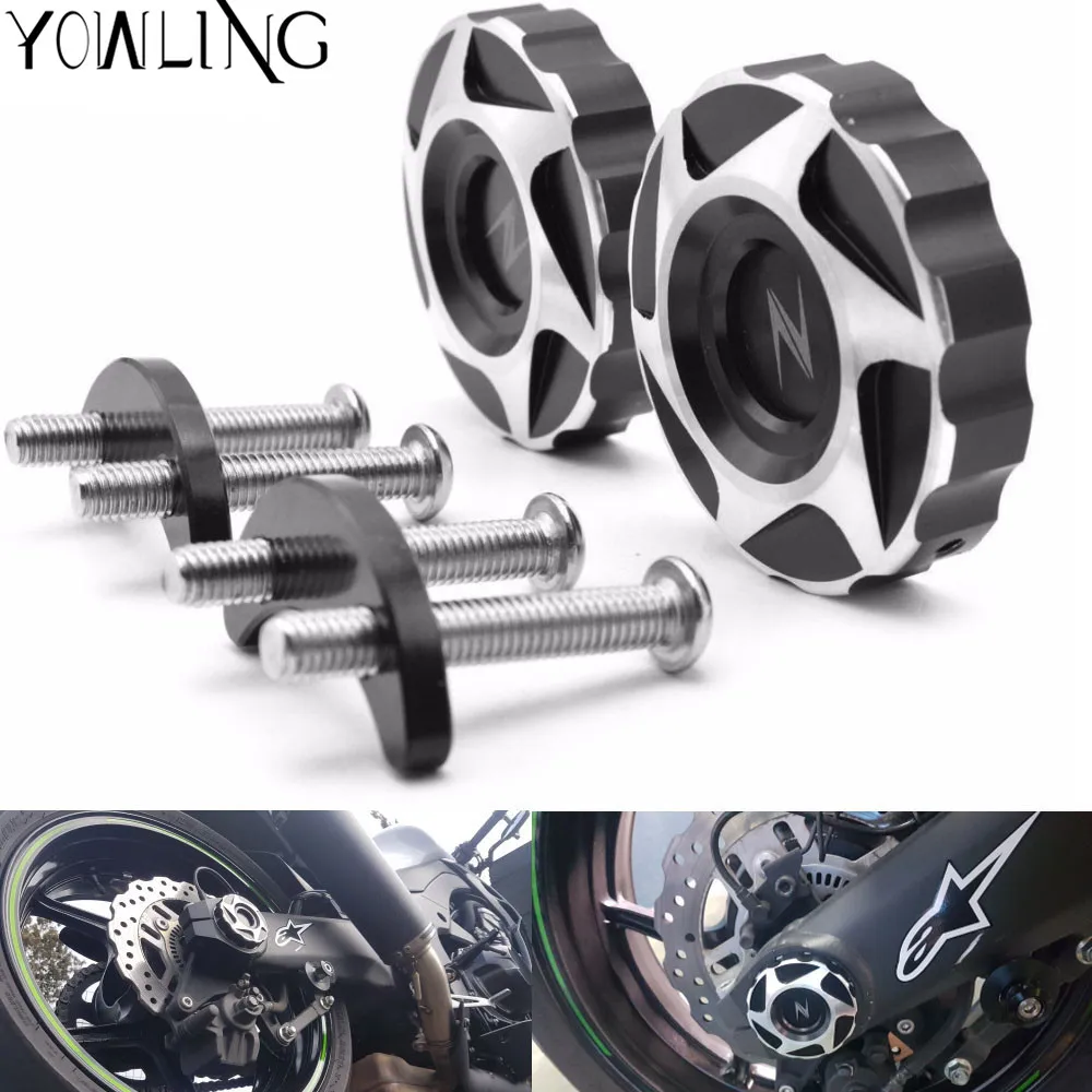 for Kawasaki Z1000 Z 1000 Z1000SX 2010-2014 2015 2016 Motorcycle Hole Cover Rear wheel fork decoration cover bracket Protector