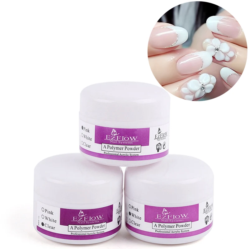 Sparkle Clear Transparent Color Acrylic Crystal Powder For Nails