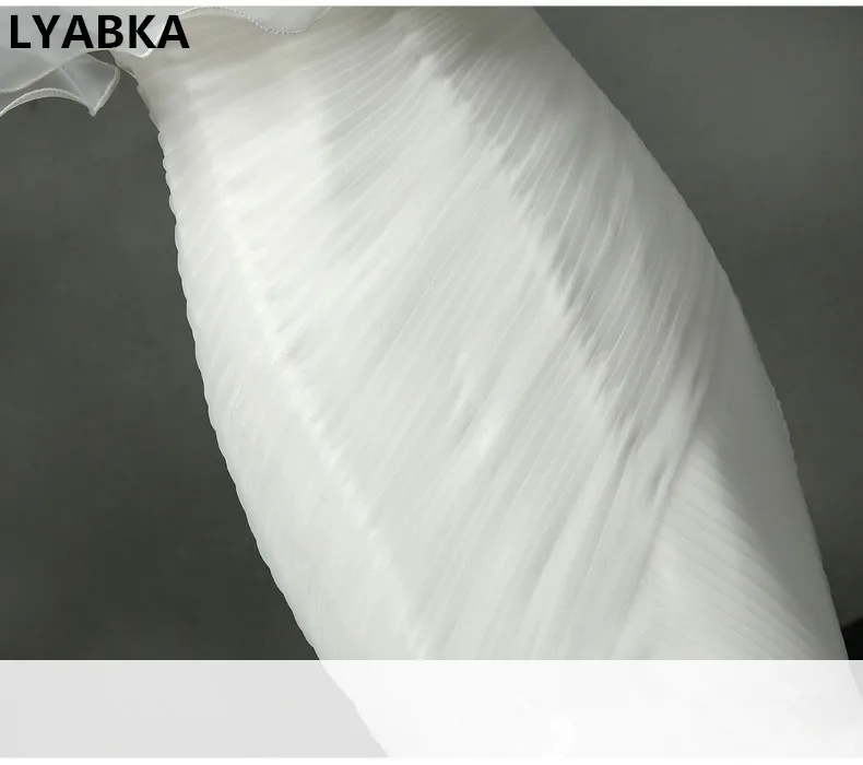 Vestido De Noiva без бретелек свадебное платье-Русалка настоящая фотография Casamento Тюль с Свадебные платья с оборкой Robe De Mariage