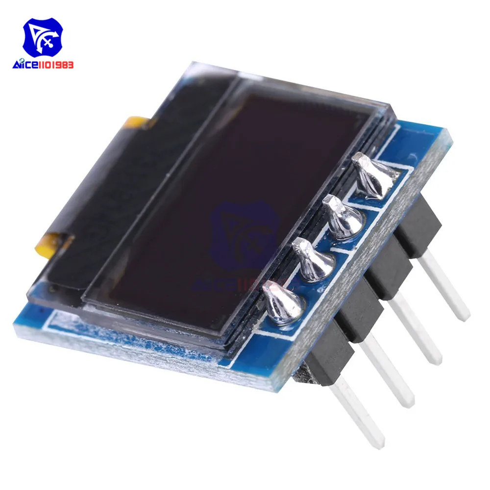 0.49 Inch OLED Display Module 128×32 SSD1306 I2C IIC Interface 4 Pin 3.3-5V for Arduino