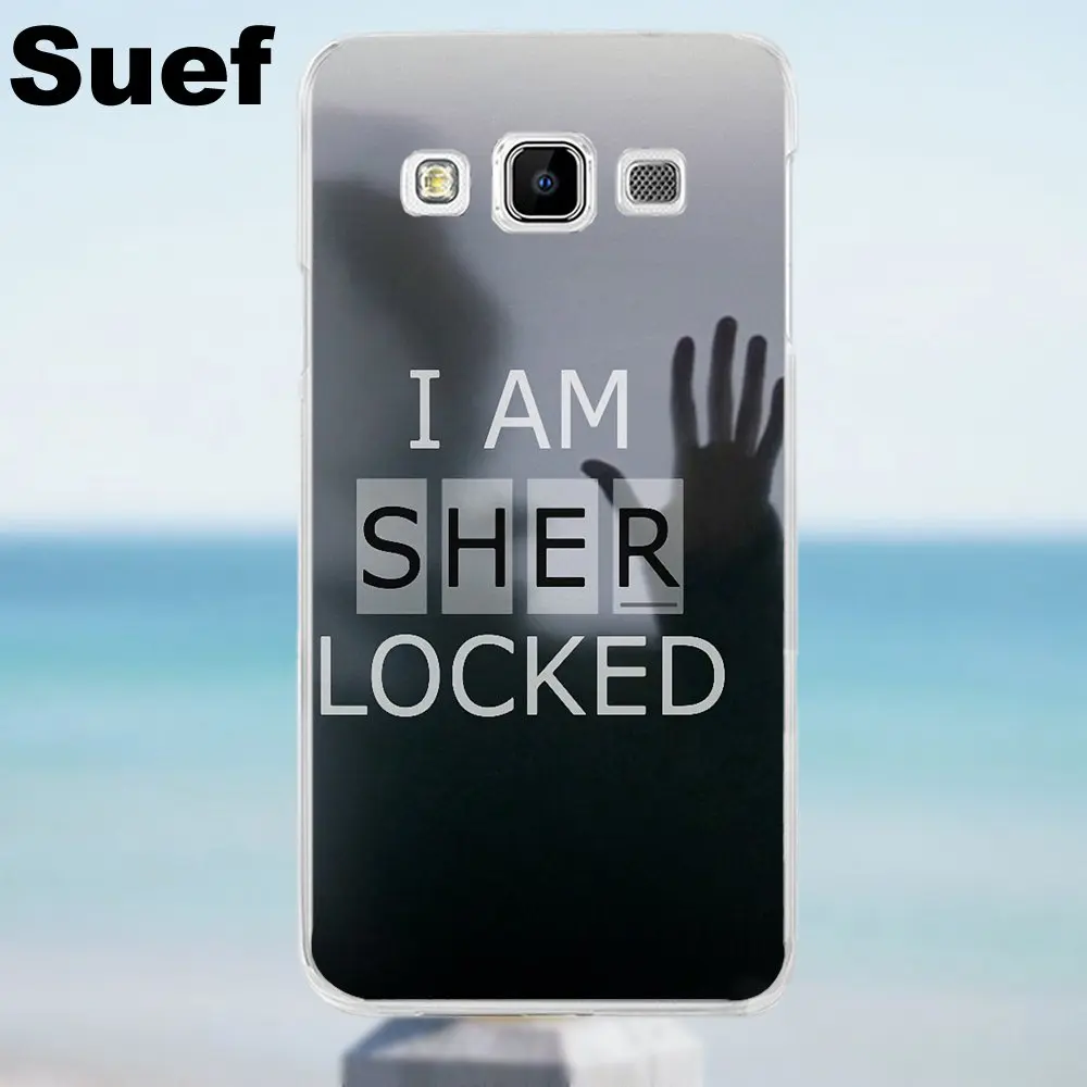 Suef I Am Sherlocked обои для Galaxy Alpha Core Prime Note 2 3 4 5 S3 S4 S5 S6 S7 S8 mini edge Plus мягкие чехлы|case cover|s7