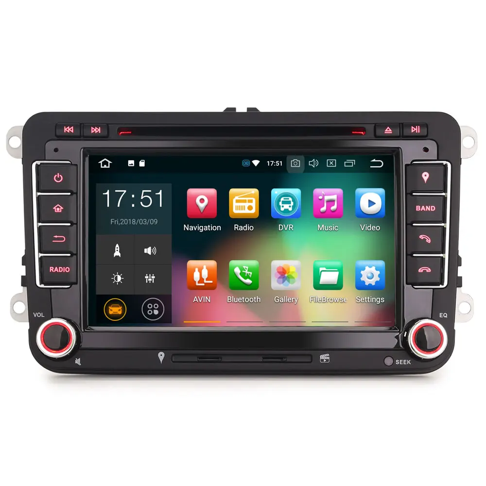 Discount 7" Android 9.0 Pie OS Car DVD Multimedia GPS Radio for Volkswagen Amarok 2010-2015 & Sharan 2010-2014 & Scirocco MK3 2008-2015 1
