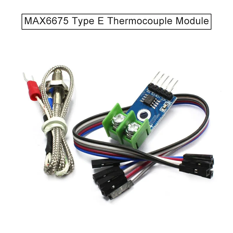 

MAX6675 Module + E Type Thermocouple Sensor Temperature 0-1024 Degree Celsius