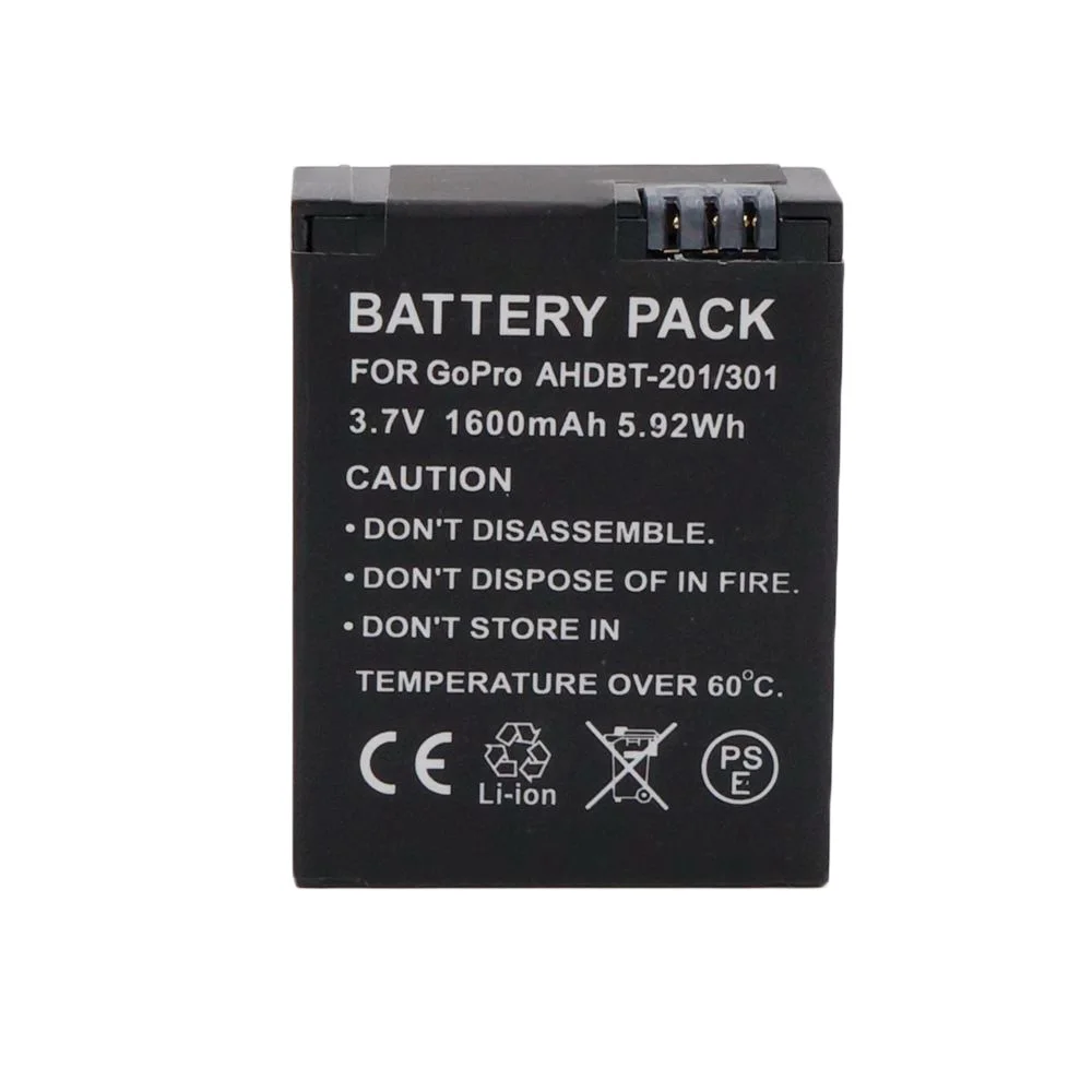 

WHCYonline 1600mAh AHDBT-201 301 302 Camera Battery For Gopro Hero 3 3+ / Camera Gopro Accessories