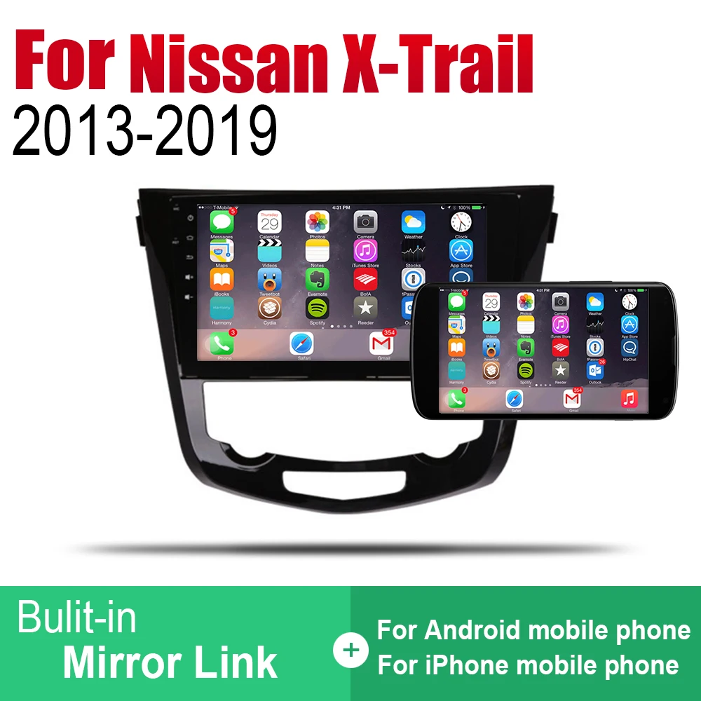 Perfect ZaiXi Android Car GPS Navi for Nissan X-Trail Qashqai Dualis Rouge 2013~2019 player Navigation WiFi Bluetooth Mulitmedia 3