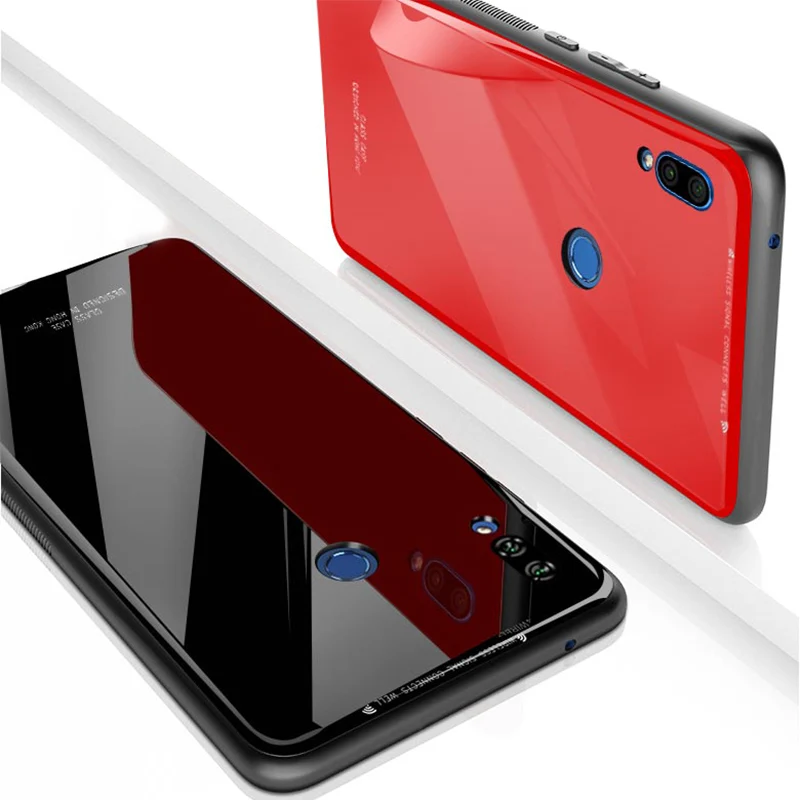 BFOLLOW Hard Case for Huawei Honor 10 V10 / 7A 7C Glass Back Cover Lite 9 Coque |