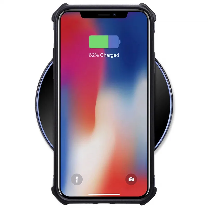 Гибридный двухслойный жесткий чехол из ТПУ и ПК с подставкой для iPhone XS Max XR X 7 8 Plus 6