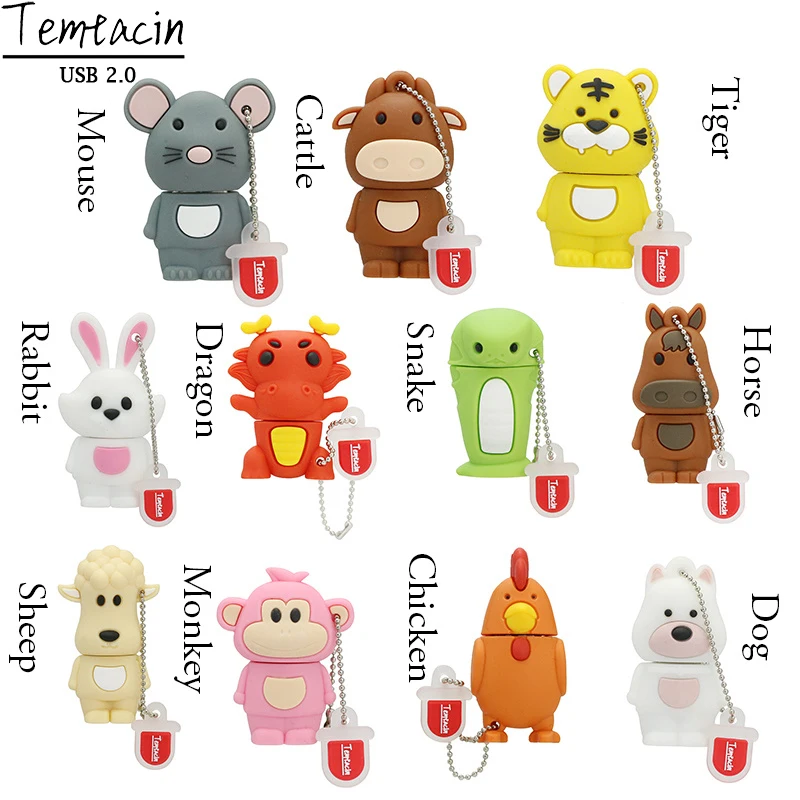 USB Flash Drives Cartoon Rabbit Memory Card Flash Disk