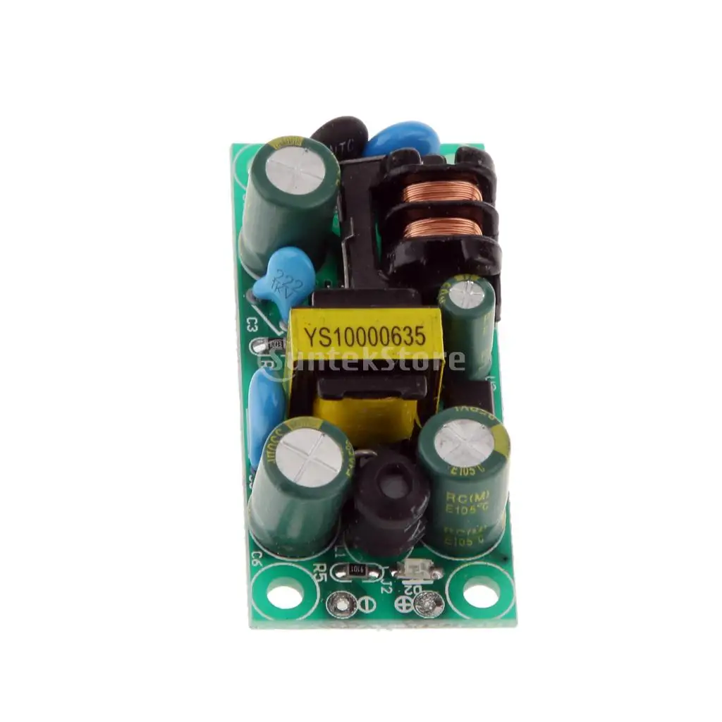 AC-DC 12V 500mA Converter Isolation LED Bare Plate Power Supply Module Board Pack of 1