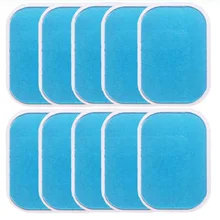 10 шт., EMS, Запасные детали для тренажера, гелевые подушечки, брюшной тонизирующий пояс, наклейка, АБС-пластик, тренировочные массажные подушечки, гелевые накладные листы