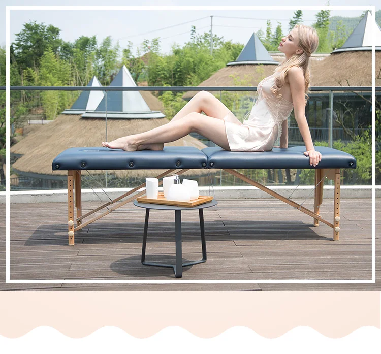 Massage table folding massage table portable household portable fire therapy needle moxibustion bea