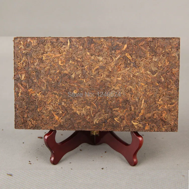 

Cooked Pu'er tea wholesale 1000g camphor tree tea Yunnan Pu'er brick brick grade gold shoots Chinese Puer Tea