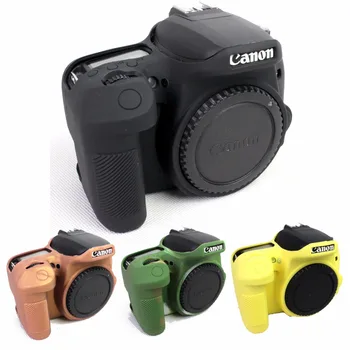 

High Quality Soft Silicone Rubber Camera Protective Body Cover Case For Canon 77D EOS 77D Silicone Camera Bag Lens Bag