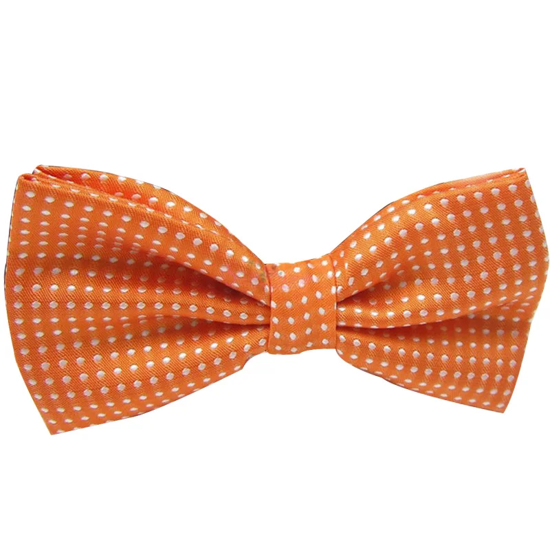 a05 orange Adult Галстук-бабочка для мужчин, Официальный галстук для мужчин, деловой Свадебный галстук-бабочка для маленьких мальчиков, мужская рубашка в горошек, подарок, PSJ0175 - Цвет: a05 orange Adult