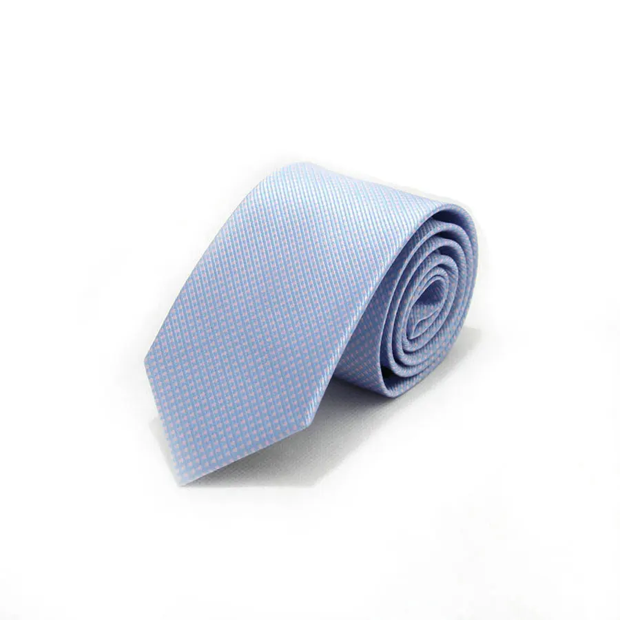 YISHLINE 7 см полосатые пледы в горошек Классические мужские галстуки полиэфирные шелковые галстуки для жениха Свадебные деловые галстуки шейный галстук модные галстуки - Цвет: 24