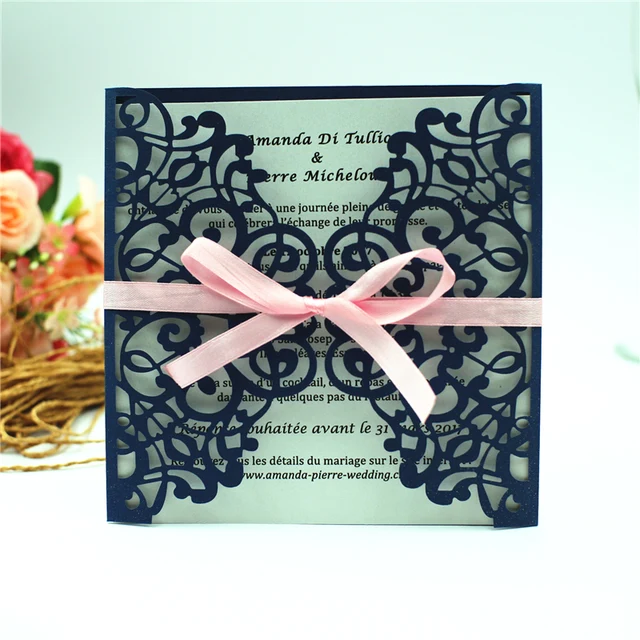 Hot Wedding Gifts For Guests Card Laser Cut Pocket Hot Wedding Gifts For Guests Card Laser Cut Pocket Invitations De Boda Bridal