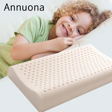

Annuona Kids Memory Latex Orthopedic Pillow Bedding Bed Pillows Exclusive to Children Child Kid Natural Latex Home Textiles