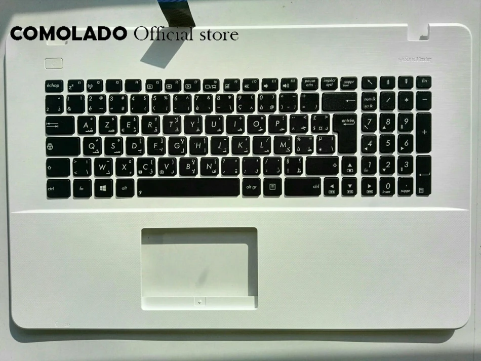 

AF Arabia Frenc keyboard for Asus X751 X751LK X751LKB X751LN X751LNB with White palmrest keyboard AF Layout
