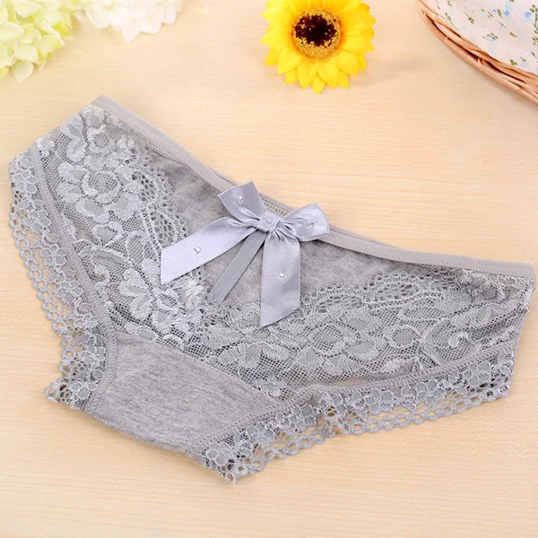 A0237 Wholesale female sexy lace bow with for underwear women cozy Sexy