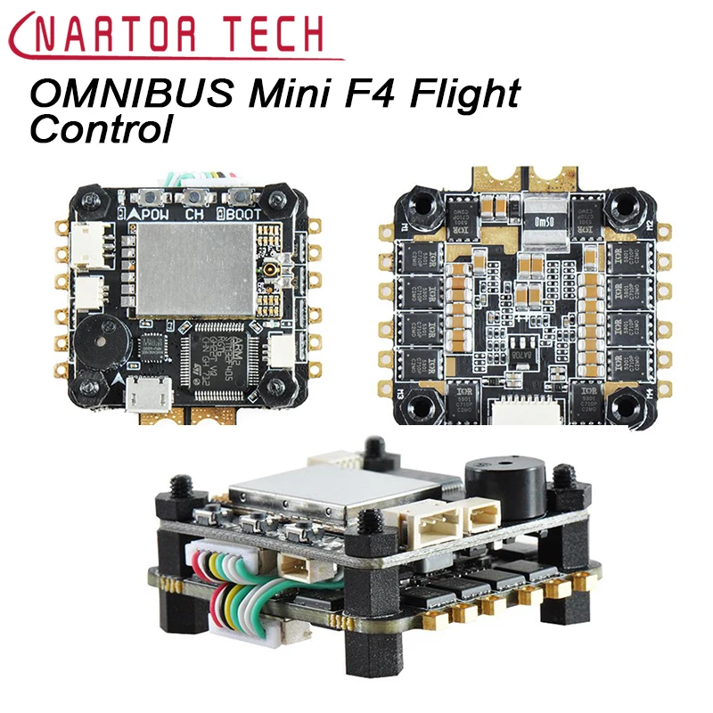 OMNIBUS мини F4 Летающая башня прохождение машины управления полетом 4 в 1 30A ESC