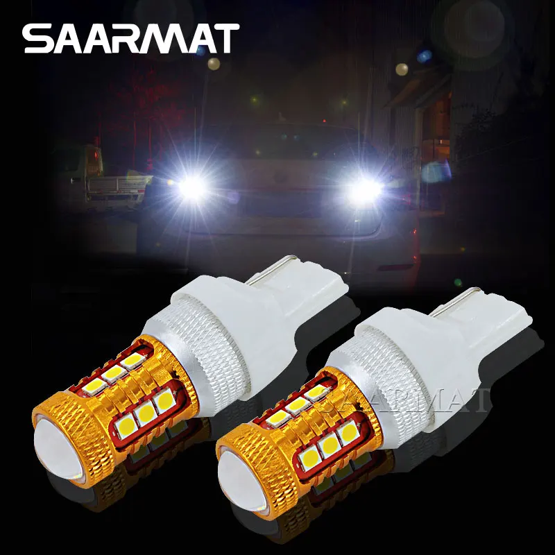 2 шт. Canbus 7440 T20 W21W Светодиодная лампа 15 SMD 1200LM задняя стоп светильник для Suzuki GRAND VITARA