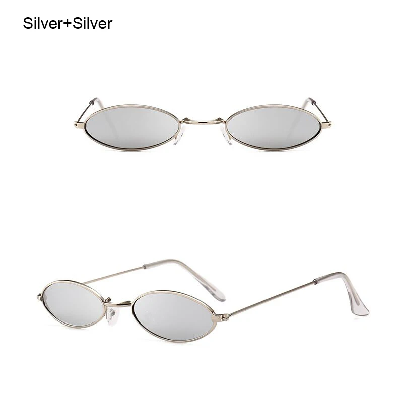 Модные женские солнцезащитные очки знаменитые Овальные Солнцезащитные очки женские роскошные брендовые металлические круглые оправы черные маленькие дешевые очки Oculos