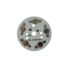 500X 5 Вт светодиодный pcb алюминиевая основа для 5 Вт светодиодный бисер тепловое излучение Экспресс