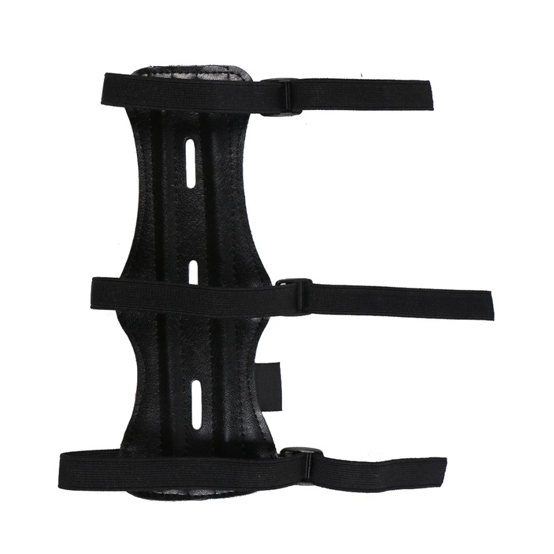 High Quality Leather 3 Strap Target Archery Arm Guard Safety Protection