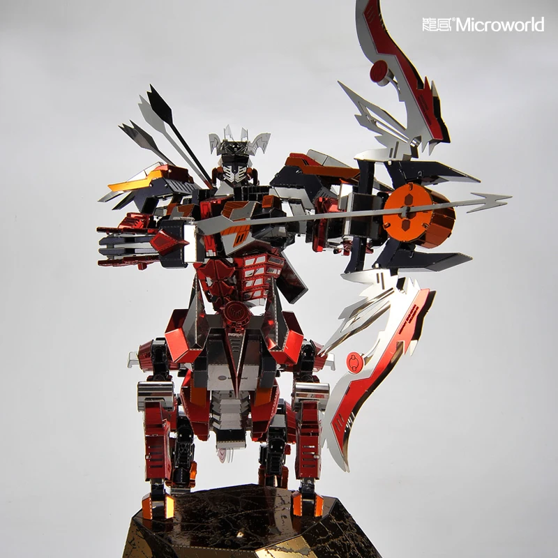 2018 Microworld модели половина коня рыцаря модель DIY лазерная резка головоломка боец