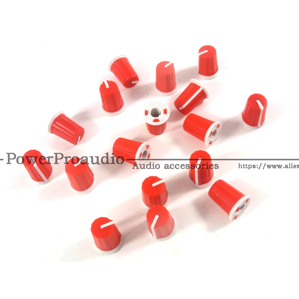 

10pcs for Pioneer DJ MIXER DJM Mixer Mixing station knob cap / DIY color rubber potentiometer knob DAA1305 red Color