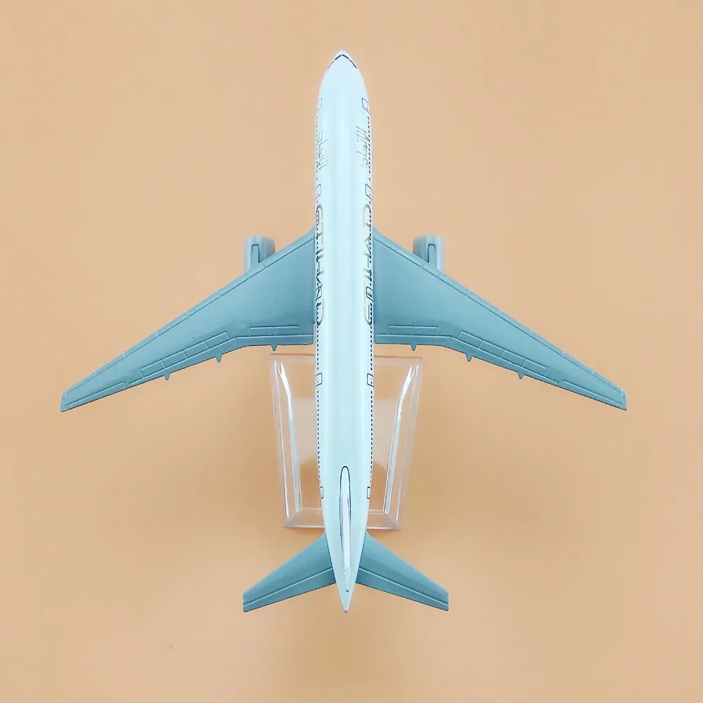 Сплав металла воздушный Etihad B777 Airlines модель самолета Etihad Boeing 777 Airways самолета Модель самолета подарки для детей 16 см