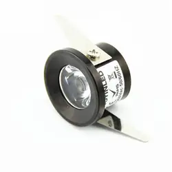 Высокое качество 1 Вт Светодиодный прожекторный шкаф светодиодный мини небольшой точечный потолочный светильник AC90-265V Светодиодный