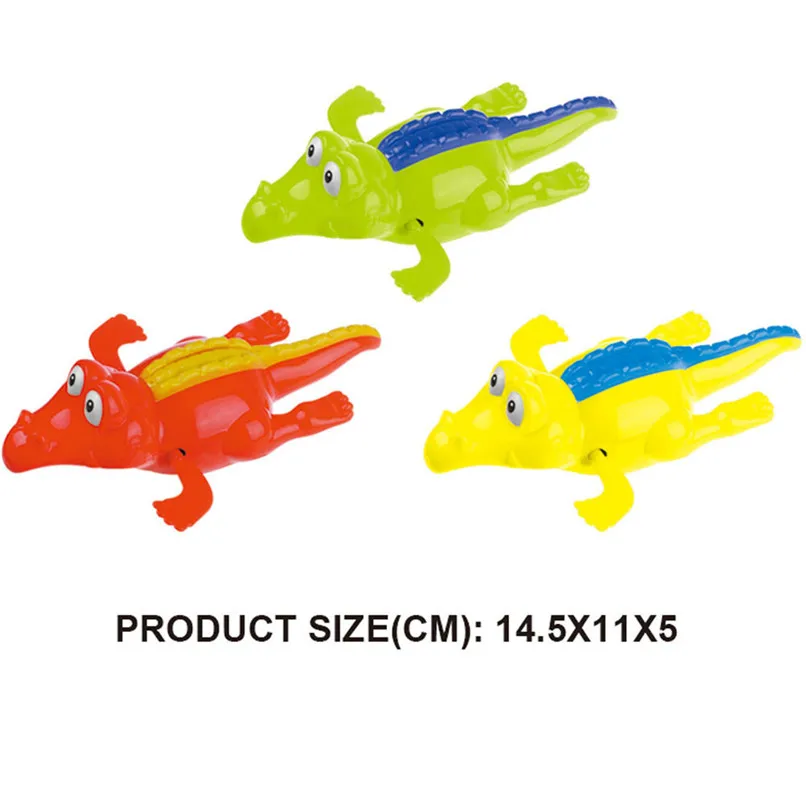 Dabbling игрушка цвет в ассортименте мультфильм пластик крокодил завершать работу игрушка, игрушки для ванной игрушки для вечеринки перед рождением ребенка костюм для ванны или бассейна JE07