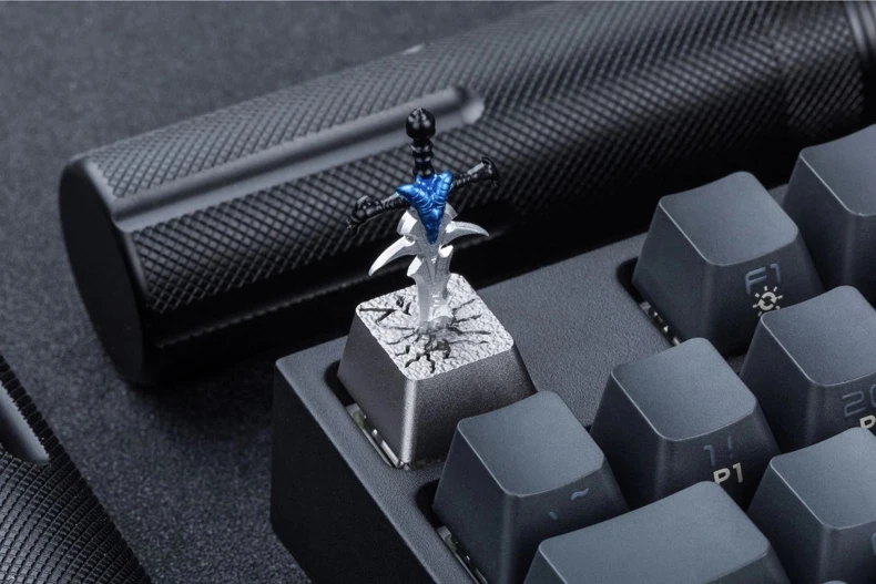 Для Dota Frostmourne Sword Keycaps ESC OEM подсветка 3D подсветка алюминиевые металлические клавиши на клавиатуру для механической игровой клавиатуры