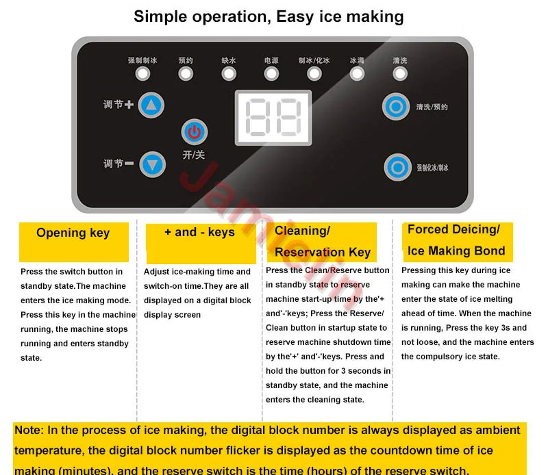 Jamielin машина для производства льда небольшого типа, машина для производства льда, автоматическая машина для приготовления льда, большая емкость, бар, кофе, магазин Teamilk
