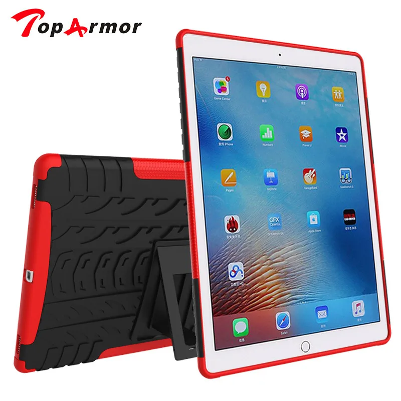 

TopArmor For iPad Pro 9.7 Case Silicon Hyun Combine Back Case For iPad Pro 9.7 Cover with Pencil Holder and Stand Holder