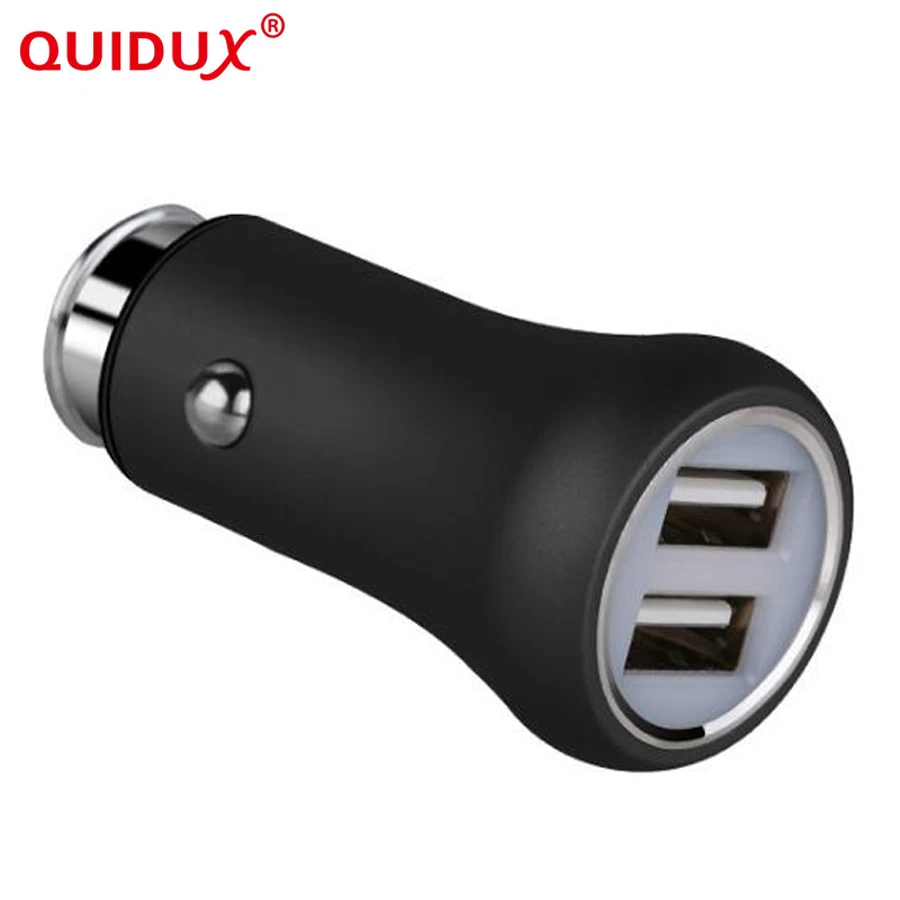 

QUIDUX Dual USB Car Charger Quick Charge 5V 3.1A Rapid Charging Adapter for Samsung S6 S7 Note4 Nexus 6 HTC M9 LG G4 Sony Z4