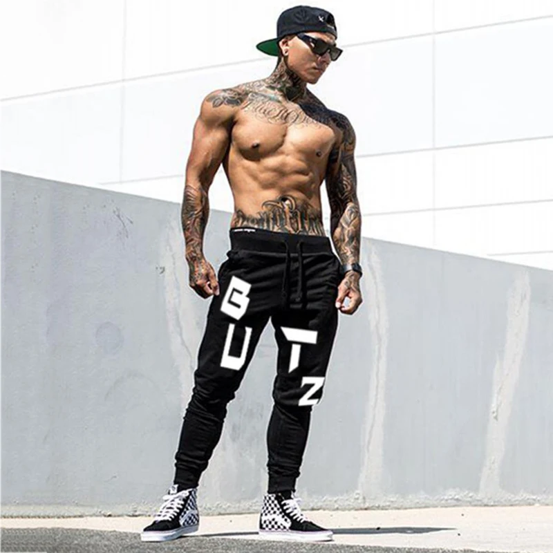 Mens Pants Fitness Sweatpants gym Joggers Pants (3)