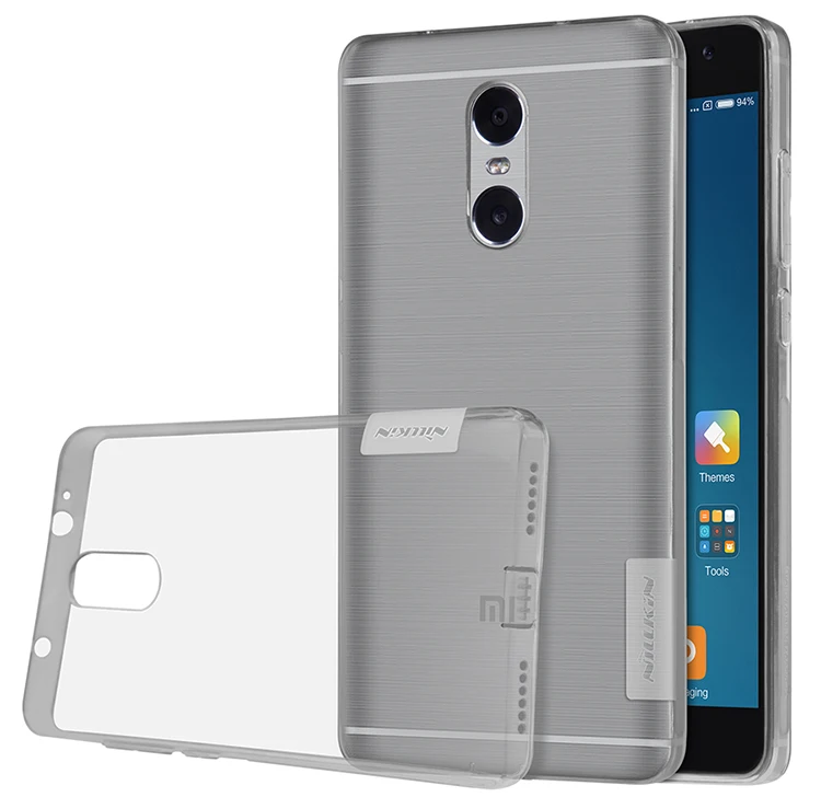 Xiaomi Redmi Note 5 Pro чехол Nillkin TPU Redmi Note 4/4X Прозрачный чехол для телефона для Xiaomi Redmi Pro Nilkin силиконовый чехол-накладка - Цвет: Серый