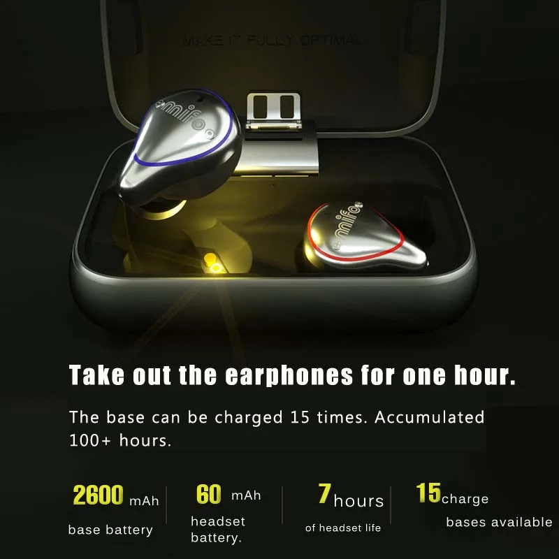 

MIFO O5 Bluetooth Headset Wireless Aures Unitas Mini- Earplugs Type Pleasant To The Ear Type Motion Run Waterproof