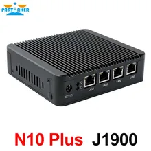 Причастником безвентиляторный Quad Core J1900 Mini PC Netwrok сервер 4 * Intel Gigabit LAN Порты и разъёмы Поддержка 3 г/4 г
