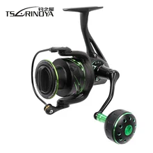 TSURINOYA Летающая акула 4000/5000 спиннинговая рыболовная Катушка 12BB/6,2: 1 Max Drag 12 кг Морская Лодка приманка катушки Molinete рыболовное колесо