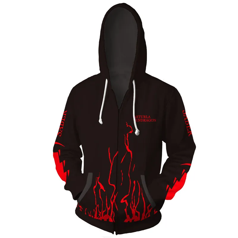 

Game Fate Saber Alter 3D Print Hoodie harajuku Zipper streetwear Jacket Coats anime Hoodie men Fate Stay Night Sweatshirt Coat