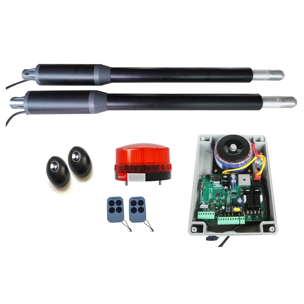 US $248.25 Linear Actuator Total 300Kgs Engine Motor Electric Gates Automatic Swing Gate Opener Piston Stroke Swing Gate Door Opener