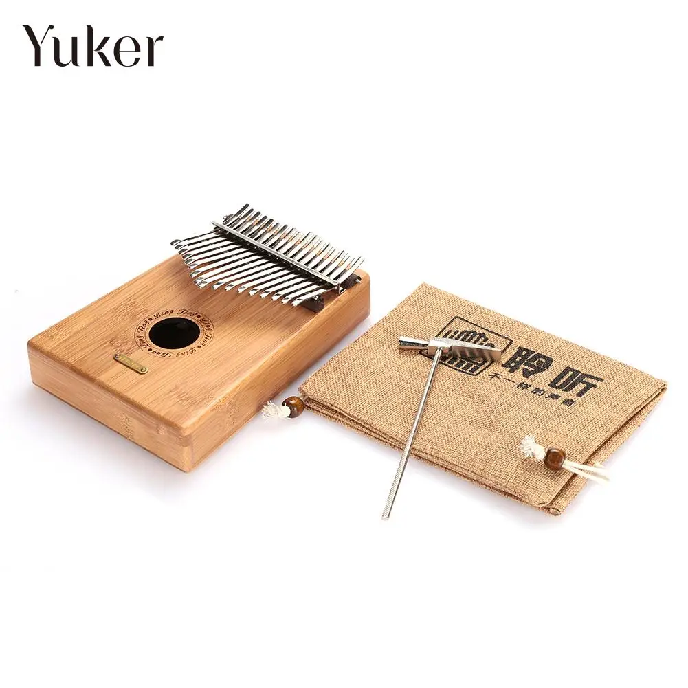 

Raw Wood Color Thumb Piano Gift Kalimba Exquisite Musician Mbira African Musical Instruments Student