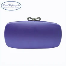 Королевская ночная рубашка новые фиолетовые атласные клатчи жесткий футляр и вечерние сумки для женщин вечерние сумки для выпускного вечера bolsas