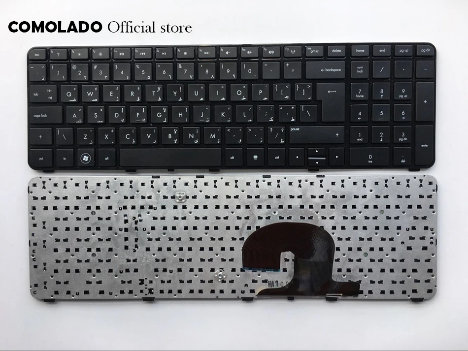 AR Arabic Keyboard For HP pavilion DV7 DV7-4000 DV7T-4000 DV7-4100 DV7-4200  black with frame keyboard AR Layout